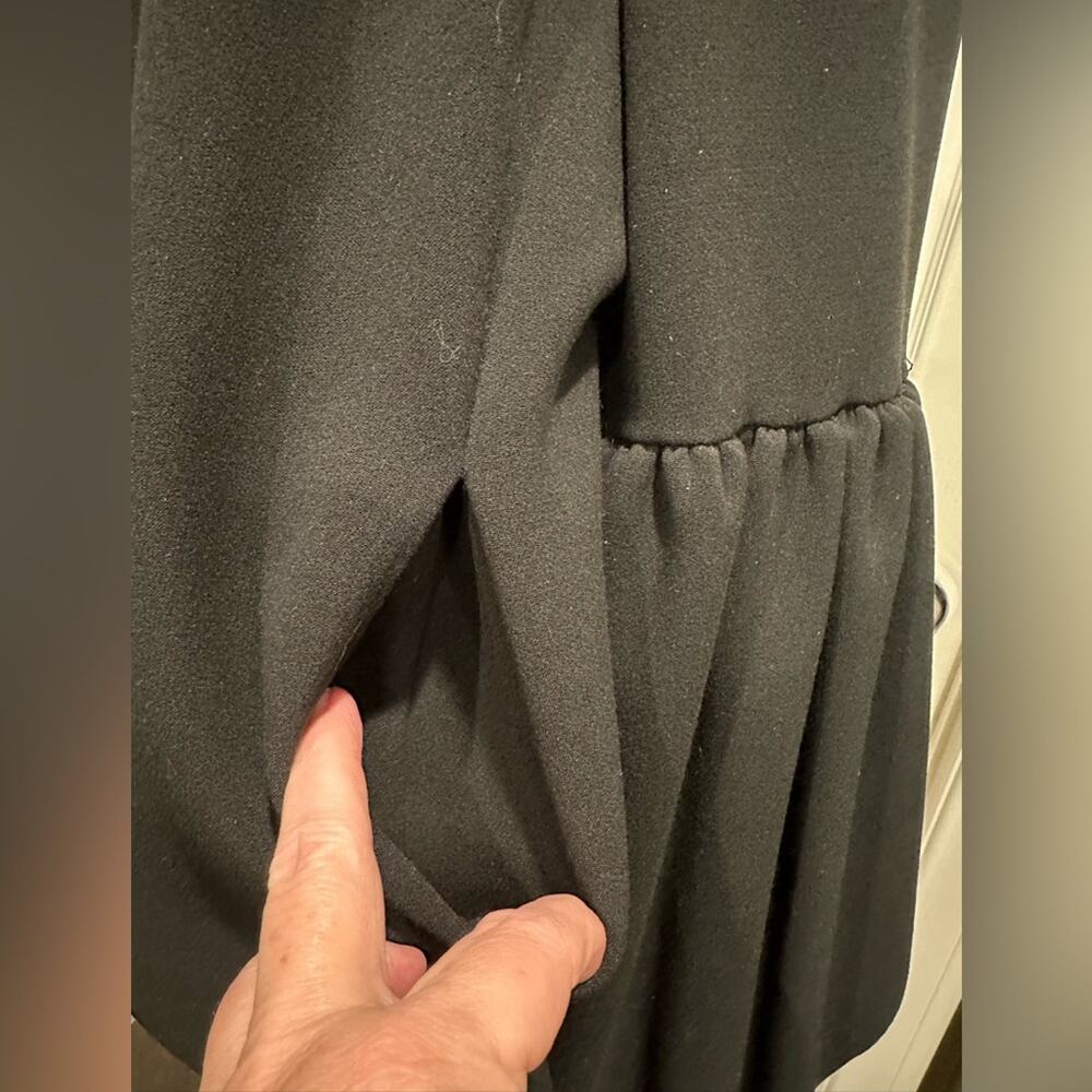 ChePè Italy black jacket with puff sleeves, size large - Picture 5 of 13